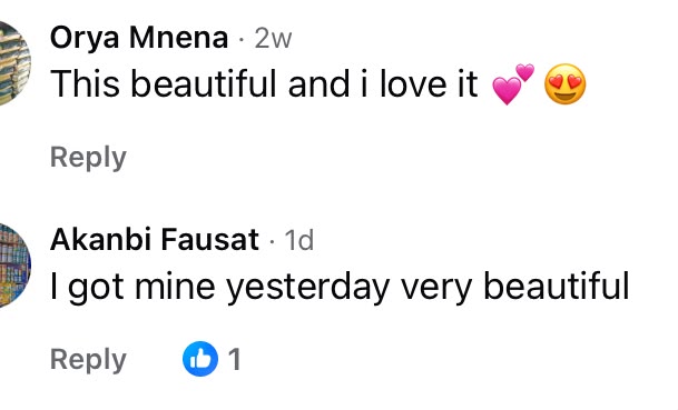 Customer testimonial screenshot for Rotating Lens Photochromic Sunglasses